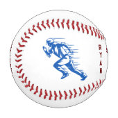 チーム野球パーソナライズされた 野球ボール (正面左)