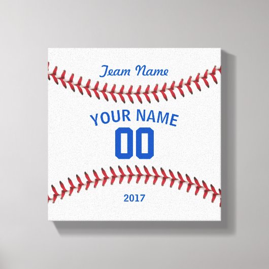 チーム野球競技 キャンバスプリント (正面)