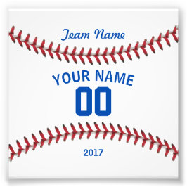 チーム野球競技 フォトプリント           