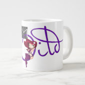 チーム野生のマグ ジャンボコーヒーマグカップ (正面右)