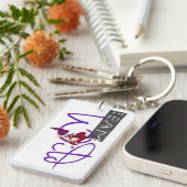 チーム野生のkeychain キーホルダー (正面右)