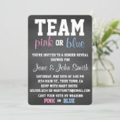 チーム青いですかピンクの性は招待状を明らかにします 招待状 (スタンド正面)