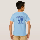 チーム青年才能のつながりの子供のTシャツ Tシャツ (裏面フル)