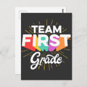 [チーム1年生キッズ親]新学期 ポストカード (正面/裏面)