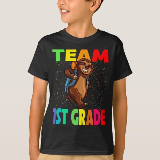 チーム1年生スロッス新学期 Tシャツ (正面)
