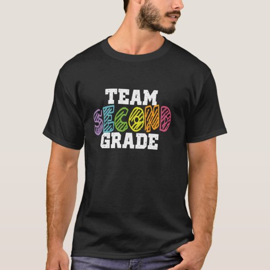 チーム2年生先生学生新学期 Tシャツ (正面)