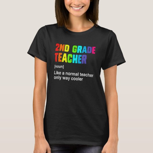 チーム2年生先生定義Hello 2nd Gr Tシャツ (正面)