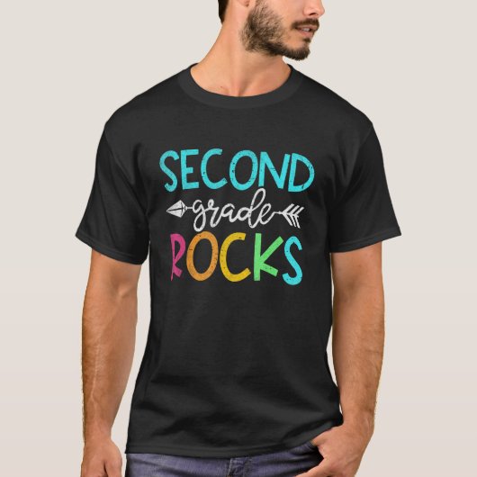 チーム2年生Hello 2年生RocksバックトS Tシャツ (正面)