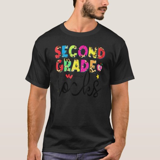 チーム2年生Hello 2年生Rocks戻るSc Tシャツ (正面)