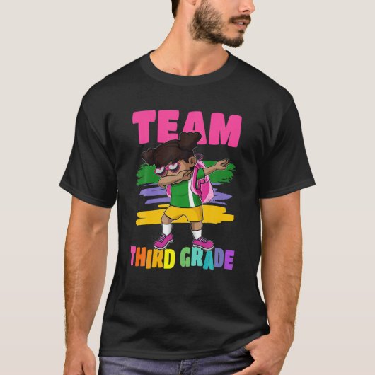 チーム3年生ダビングガールズ新学期Supp Tシャツ (正面)