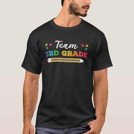 チーム3年生チーム3年生鉛筆 Tシャツ (正面)