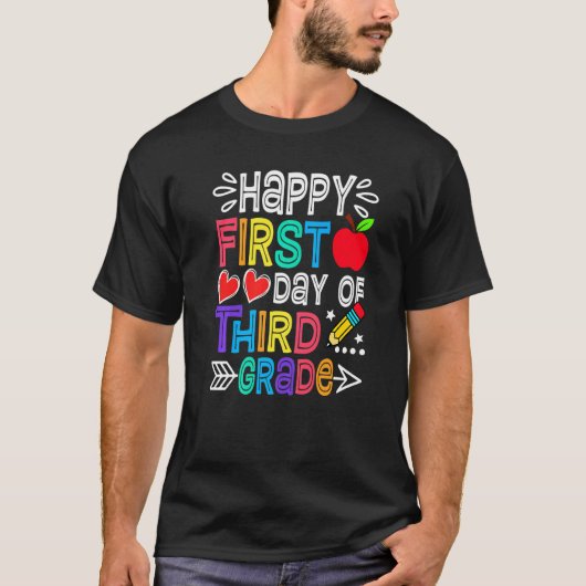 チーム3年生ハッピー1日目(3年生) Tシャツ (正面)