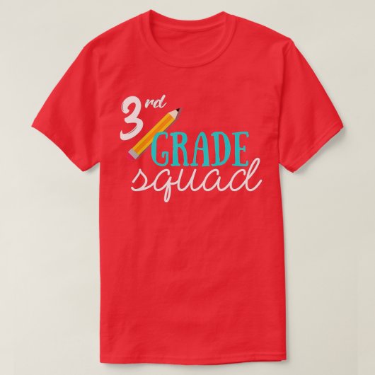 チーム3年生先生新学期ギフト Tシャツ (デザイン正面)