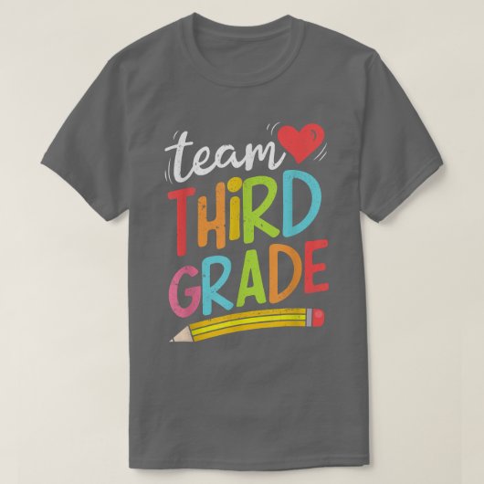 チーム3年生新学期3年生先生 Tシャツ (デザイン正面)