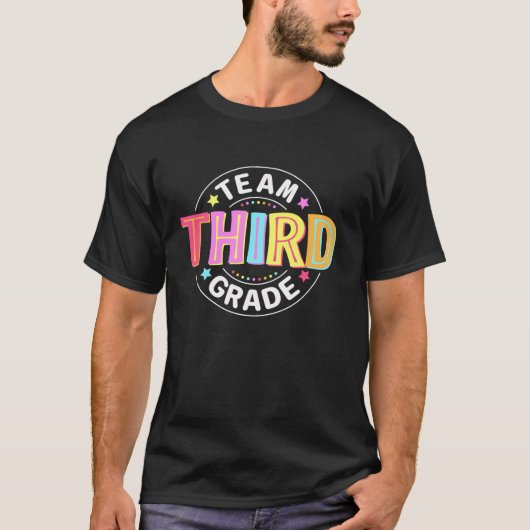 チーム3年生新学期3年生Vibes Te Tシャツ (正面)