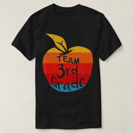 チーム3年生3年生ウェルカム新学期 Tシャツ (デザイン正面)