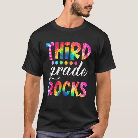 チーム3年生3年生ロックズ新学期Ti Tシャツ (正面)