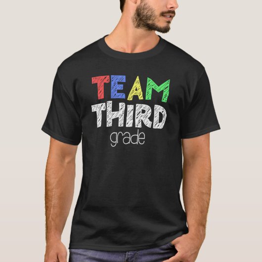 チーム3年生3年生新学期 Tシャツ (正面)