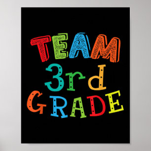 チーム3年生–3年生キッズ&amp;先生Ba ポスター