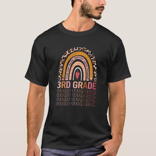 チーム3等分隊新学期レインボーキッズT Tシャツ (正面)