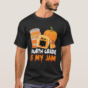 チーム4年生は私のジャムパンプキンハロウィーンCos Tシャツ