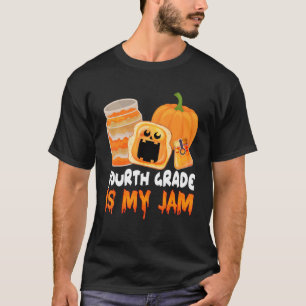 チーム4年生は私のジャムパンプキンハロウィーンCos Tシャツ