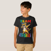 チーム4年生キャット新学期Tシャツ Tシャツ (正面フル)