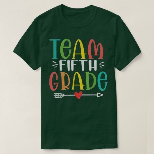 チーム5年生おもしろい先生学生Schに戻る Tシャツ (デザイン正面)