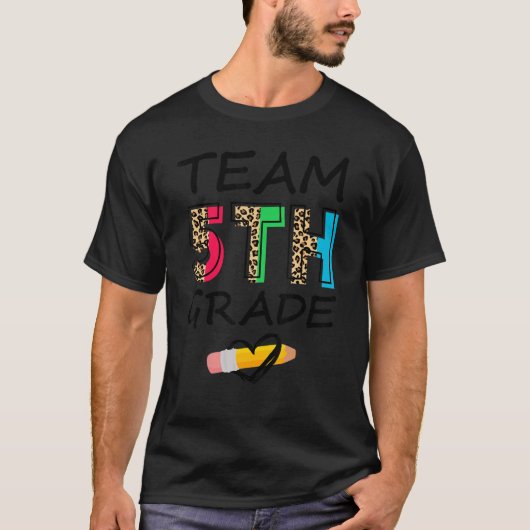 チーム5年生ヒョウ5年生Teの1日目 Tシャツ (正面)