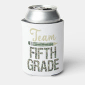 チーム5年生新学期日迷彩柄先生 缶クーラー (缶裏面)
