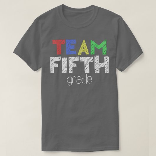 チーム5年生5年生新学期  Tシャツ (デザイン正面)