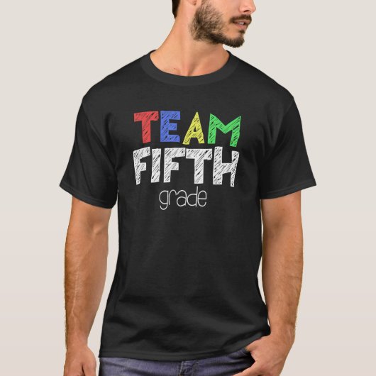 チーム5年生5年生新学期 Tシャツ (正面)