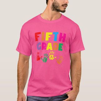 チーム5等手摺新学期先生B Tシャツ