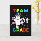 チーム6年生|新学期チーム6年生チーム カード (黄色い花)