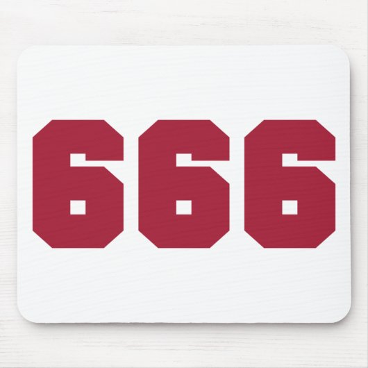 チーム666 マウスパッド (正面)