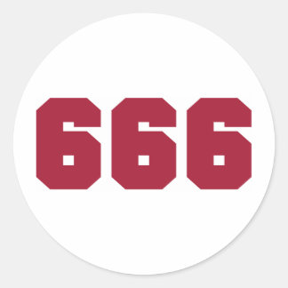 チーム666 ラウンドシール