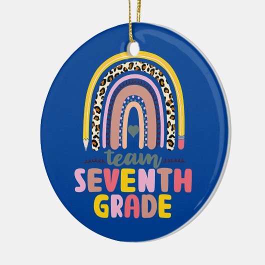チーム7年生7年生先生学生チーム戻る セラミックオーナメント (左)