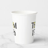 チーム アイ ドゥ ジャマイカ国旗 ウェディング バチェロレッテパーティー 紙コップ (右)