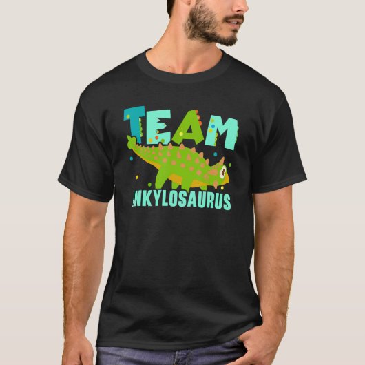 チーム・アンキロザウルス未来古生物学者 Tシャツ (正面)