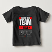チーム・イエス - 宗教的 イエス・キリスト 精神的 ベビーTシャツ (正面)