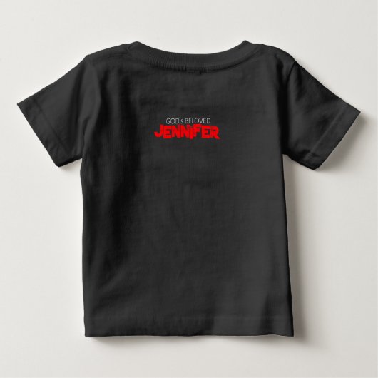 チーム・イエス - 宗教的 イエス・キリスト 精神的 ベビーTシャツ (裏面)