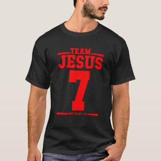 チーム・イエズス・ジャージー7彼の名前はパワーヒーリングライフ Tシャツ