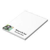 チーム・ウォーター・リリー・フラワー社員へようこそ ノートパッド (回転)