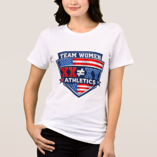 チーム・ウーマン・アスレチックス - 女性スポーツの平等 トライブレンドＴシャツ