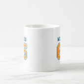 チーム カラー ジャージ 番号 コーヒーマグカップ (中央)