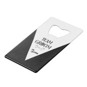 チーム·グルーム-クリエイティブの贈り物 クレジットカード栓抜き (正面アングル)