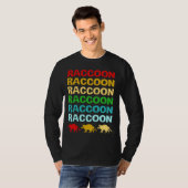 チーム・ゴミ・ラクーン Tシャツ (正面フル)