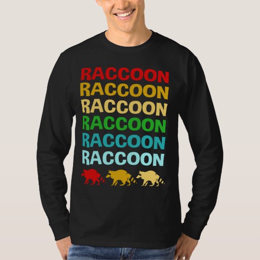 チーム・ゴミ・ラクーン Tシャツ (正面)