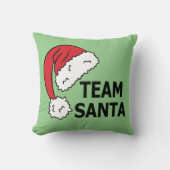 チーム・サンタクカッコいいリスマスギフト クッション (正面)