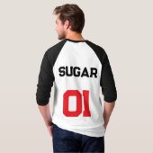 チーム・シュガー・ベースボールTシャツ Tシャツ (裏面フル)